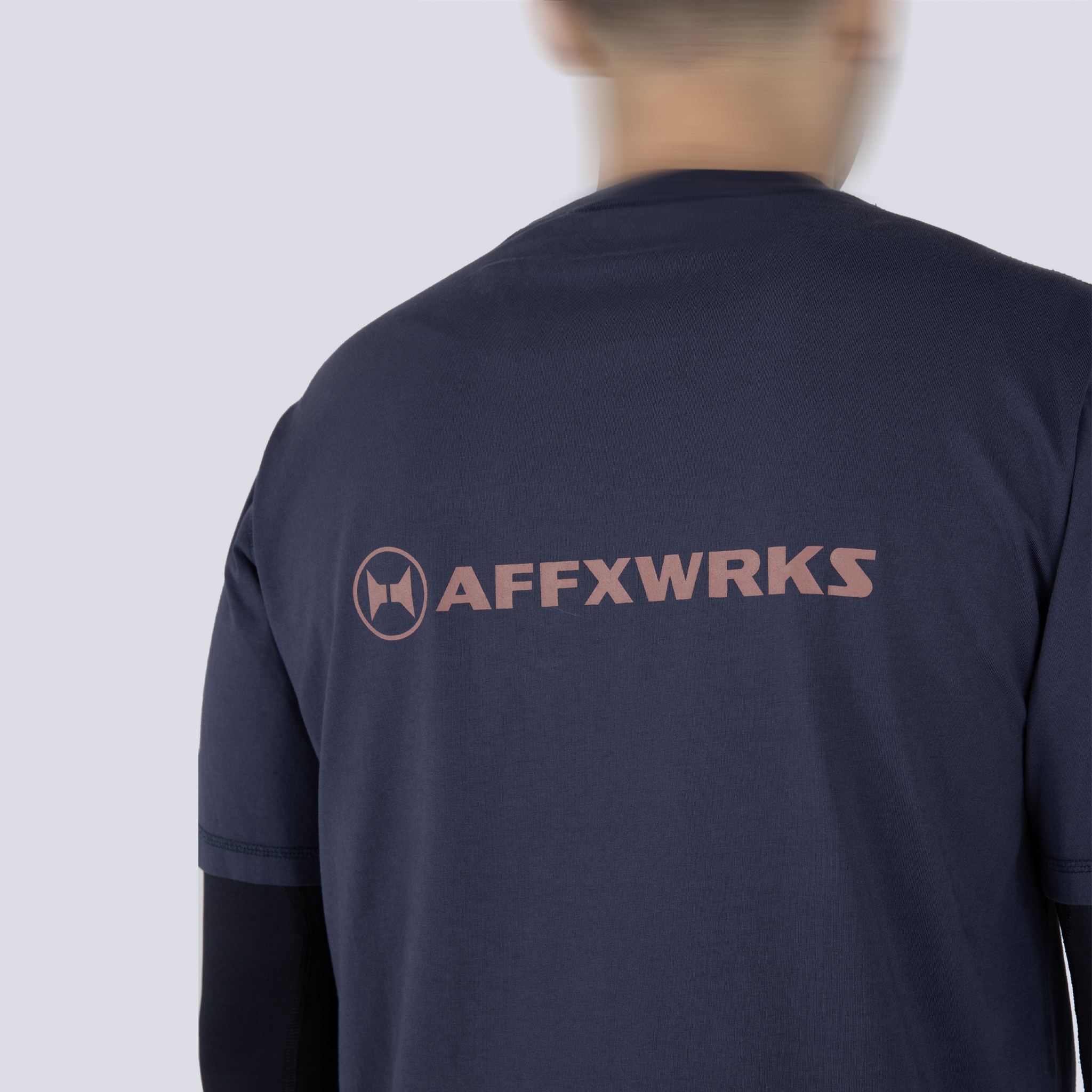 AFFXWRKS T-SHIRTS WASHED NAVY