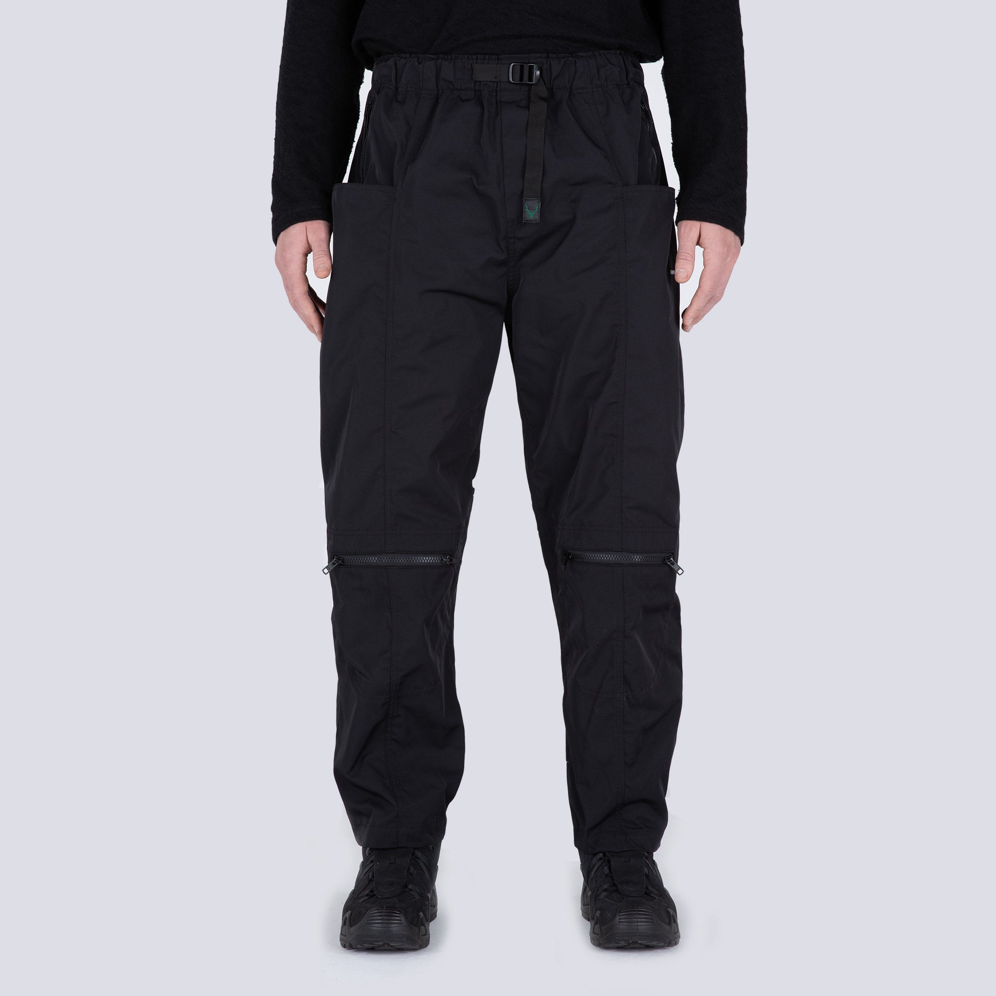 BELTED C.S PANT BLACK