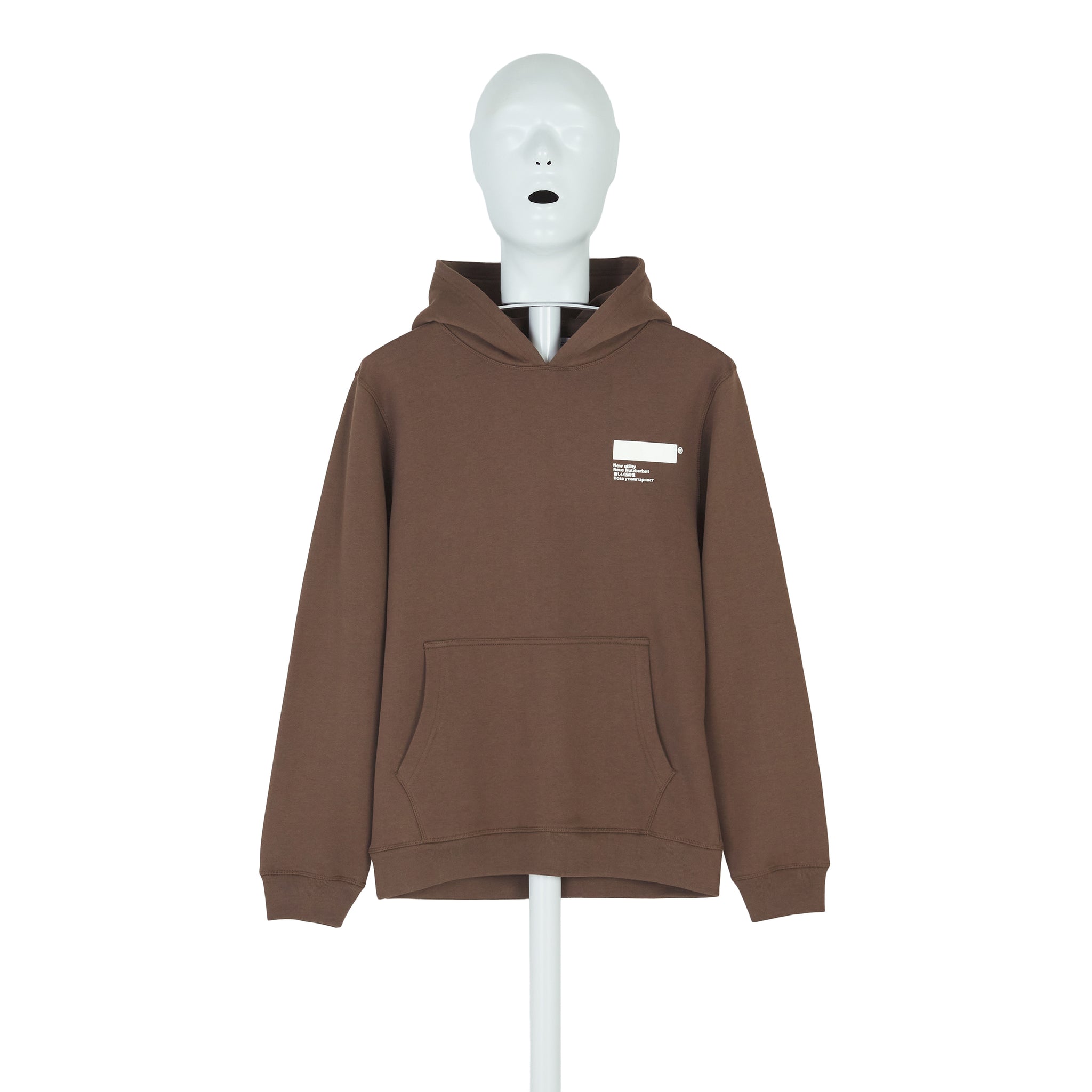 AFFXWRKS STANDARDISED HOODIE OLIVE BROWN/PHOSPHORESCENT