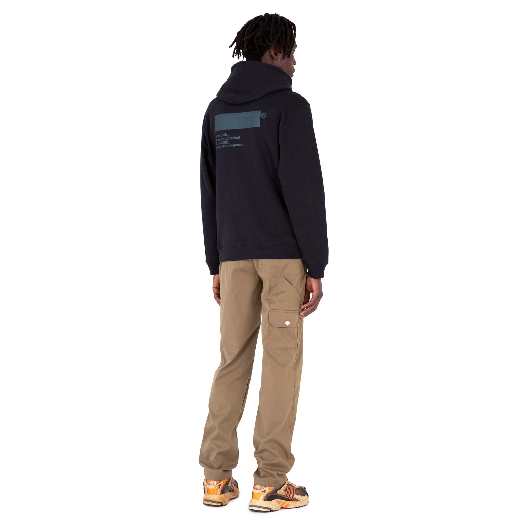 AFFXWRKS STANDARDISED HOODIE BLACK/ALLOY GREEN